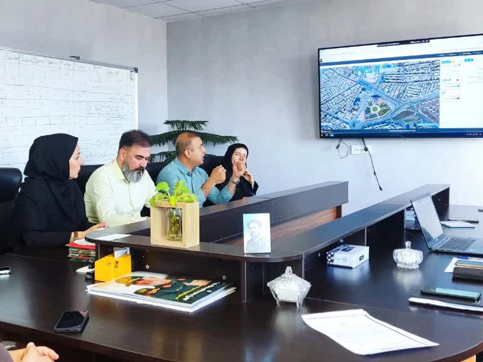 Sending GIS map file for submission to Article 5 Commission of the Department of Roads and Urban Development